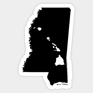 Mississippi and Hawai'i Roots by Hawaii Nei All Day Sticker